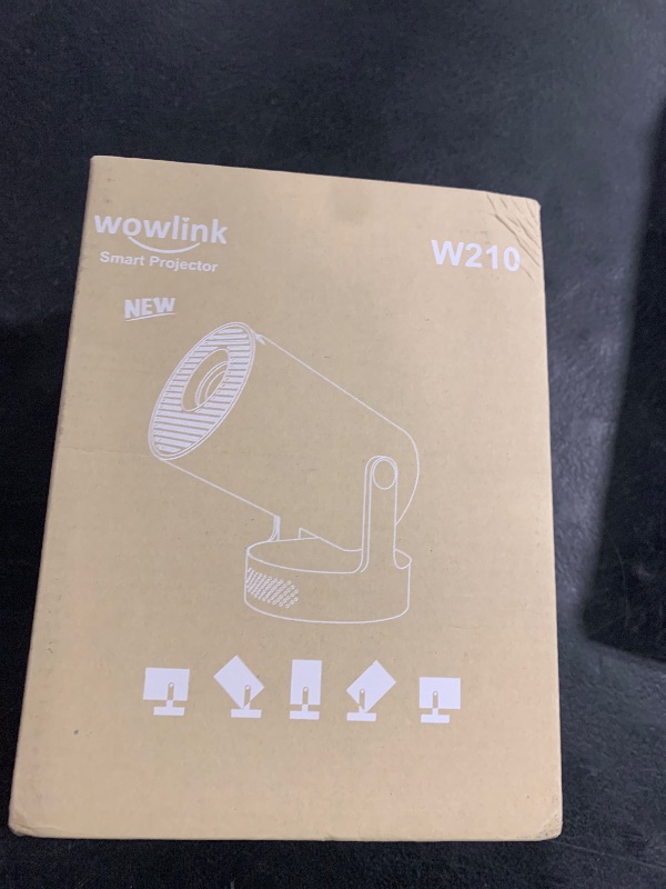 Photo 1 of [Built-in Apps & 2025 Upgraded] Mini Projector with WiFi 6 and Bluetooth 5.4 Support 4K 1080P Auto Keystone 180° Rotatable Projector Portable Compatibile with HDMI/TV Stick/Memory Stick/Laptop, White