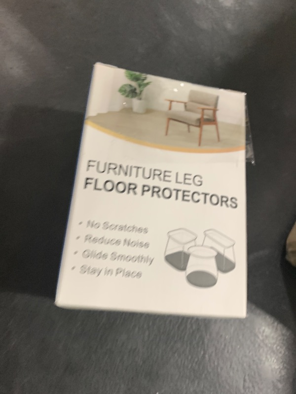 Photo 1 of 16 Pcs Chair Leg Floor Protectors - Silicone Felt Pads, Scratch-Proof & Noise-Free, Easy Smooth Moving, Large Size (Fits Round Chair Legs: 1-5/16" to 2" Diameter)?