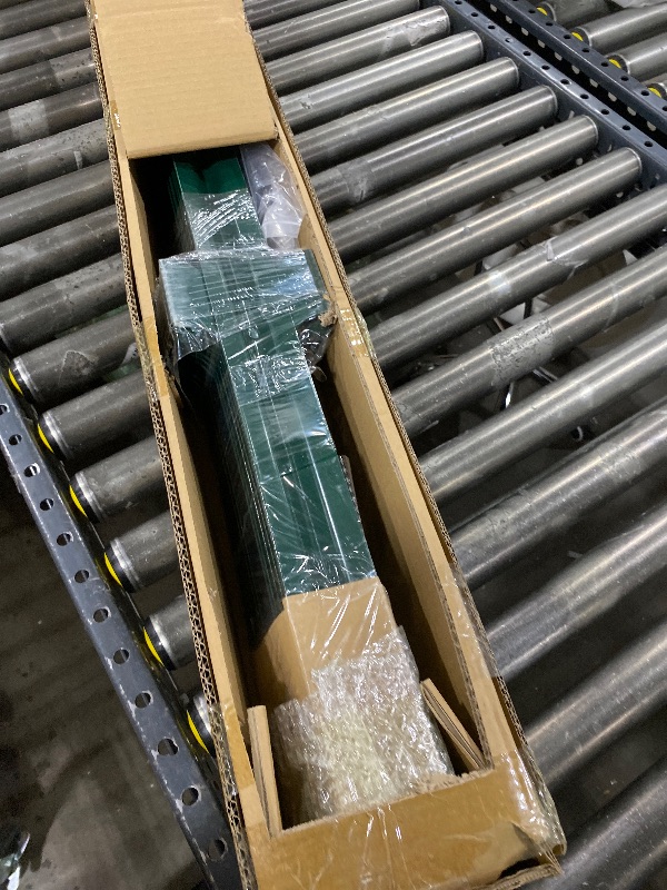 Photo 1 of (4 Sizes: 4-5-6-7 Feet) LADECH 4 Feet Sturdy Duty Metal Fence Post with 20 Zip Ties – Garden U Posts for Fencing (4 Feet - Heavy - Set 10)