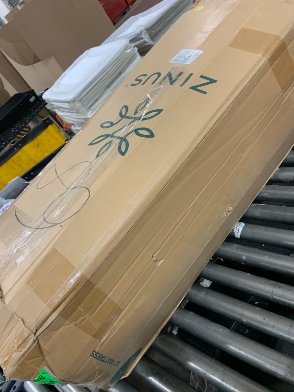 Photo 1 of ZINUS  queen  Green Tea Memory Foam Mattress [New Version], Fiberglass free, Medium Firm Feel, Zoned Pressure Relief, Certified Safe Foams & Fabric, Mattress in A Box