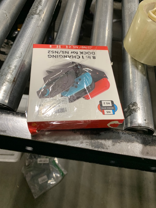 Photo 1 of [Switch 2/1 Both] Controller Charger Dock, FYOUNG Charging Dock for Nintendo Switch 2 2025, 8 in 1 Portable Dual-Direction Magnetic Fast Charger Staion for JoyCon 2 Accessories with USB Type-C Cord