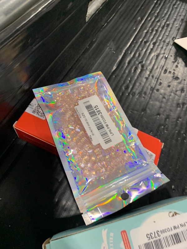 Photo 1 of 100pcs 8mm Crystal Glass Beads Cube Shape Loose Square Spacer Beads AB Color Craft Beads for Jewelry Making Making Necklace Bracelet Earring Wind Chimes Suncatchers Ornament(Pink AB)