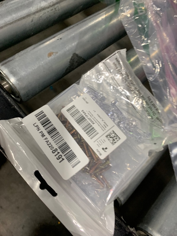 Photo 1 of 50 Pack Glass Retainer Clips Kit, Cabinet Glass Clips 4 mm Glass Clip with Screws for Fixing Glass Cabinet Doors (Transparent with Gold Screw)