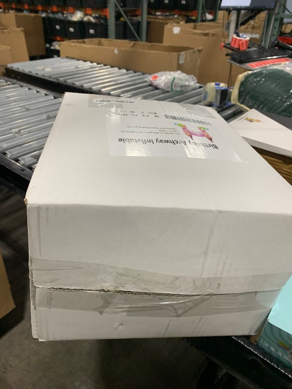 Photo 1 of [2025 New] 10FT Birthday Inflatable Arch, Build-in LED LightsArch Blow up Outdoor Yard Decorations for Birthday Party Indoor Home Celebration Garden Lawn