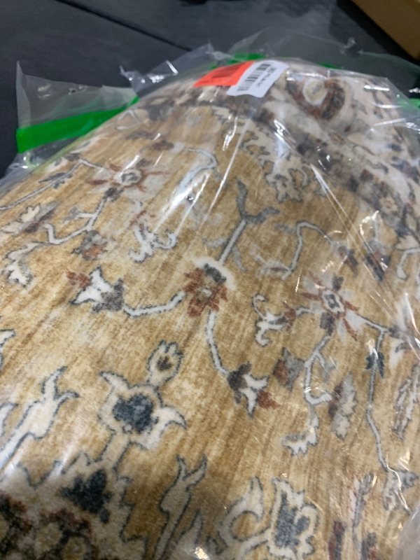 Photo 2 of Washable Runner Rug 3x14 - Hallway Runner Rug Kitchen Rugs and Mats Non Skid Washable Waterproof Carpet Runner for Living Room Bedroom Bathroom (Gold, 3X14)