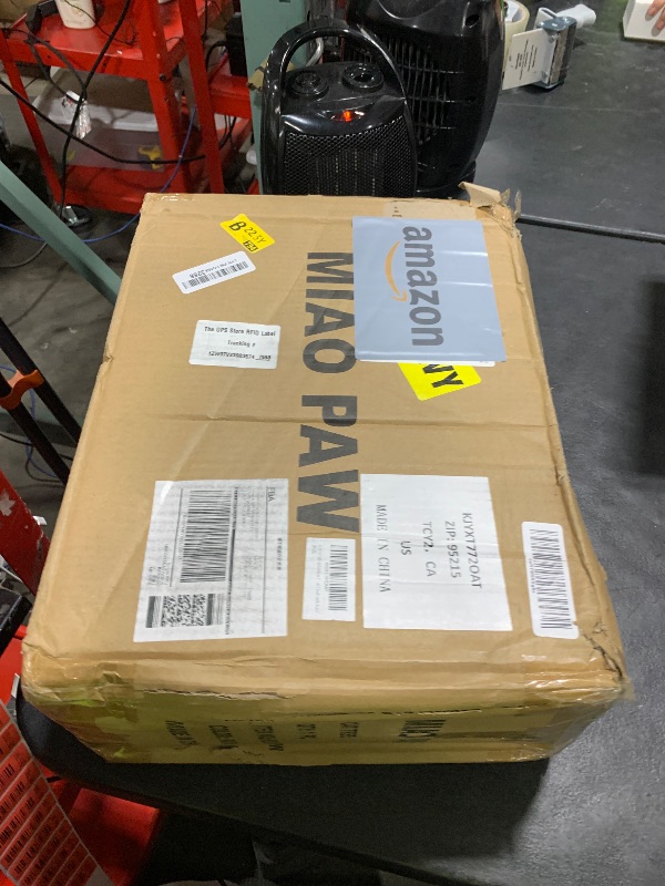 Photo 1 of **SELLLING FOR PARTS--**MIAO PAW Rainbow Cute Cat Tree for Indoor Cat Tower with Scratching Post Modern Activity House Hammock Hanging Ball Condo with Board