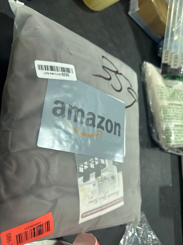 Photo 1 of PU Leather Bar Stool Covers with Backs, 6 Pack Stretch Waterproof Bar Stool Chair Covers Washable & Comfortable Barstool Covers Slipcovers with Back for Pub/Counter/Dining Room Decoration (Coffee)