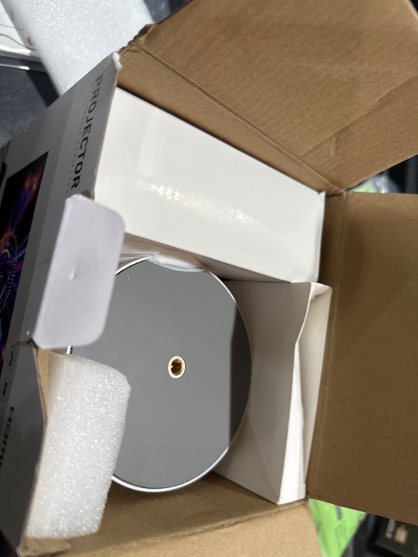 Photo 1 of [Electric Focus]Mini Portable Projector with 4K Support, Bluetooth 5.4 WIFI6, 5watt Sound Base Speaker, 260 ANSI, Android 11, 210° Rotation , Auto Keystone Correction Video Projector HY300 PLUS