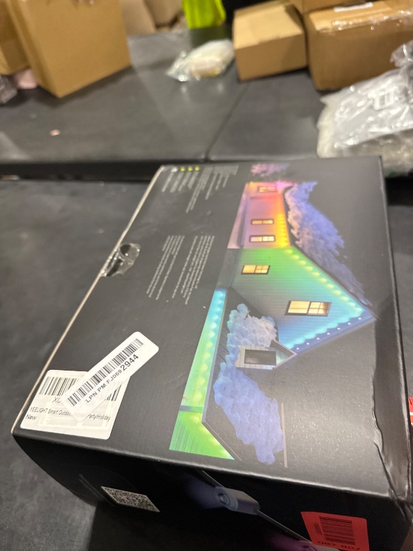 Photo 1 of YEELIGHT Smart Outdoor Permanent String Light, 100 Ft, 20+ Lighting Effect, RGB LED, Music Sync, APP Control for DIY, IP67 Waterproof, Lighting Decoration for Eaves/Halloween/Christmas/Party/Holiday