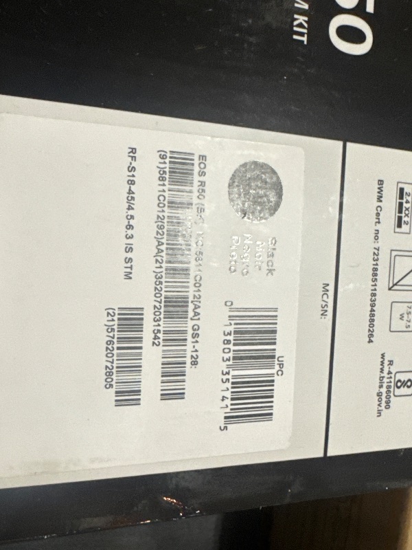 Photo 1 of Canon EOS R50 Mirrorless Camera RF-S18-45mm F4.5-6.3 is STM Lens Kit, 24.2 Megapixel CMOS (APS-C) Sensor, 4K Video, Hybrid Camera, Photo and Video, Vlogging, Content Creator, RF Mount, Black