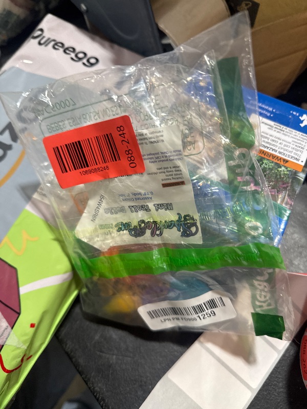 Photo 1 of 10 PCS Long-haired Lucky Mini Troll Dolls, Assorted Hair Colors, 0.78" Bodies, 2" Hair. Cake Toppers, Action Figures, School Project, Arts and Crafts, Party Favors