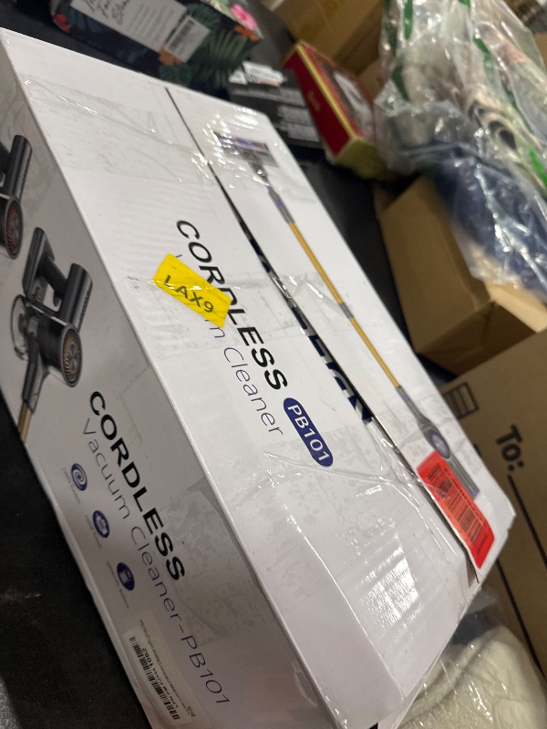 Photo 1 of Comvtu Cordless Vacuums, 80,000PRM Powerful Motor Vacuum Cleaner and 2200mAH Rechargeable Battery up to 35 Mins Worktime, 2 Adjustable Modes, Detachable Parts, Wireless Stick Vacuum (Deep Blue)