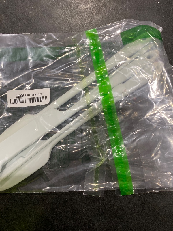 Photo 1 of DI ORO Silicone Jar Spatulas for Scraping - Rubber Spatulas Silicone Heat Resistant - Kitchen Spatulas Nonstick Cookware Safe - Silicone Utensil Set for Blenders, Mixing, Baking, & Makeup (5pc, Stone)