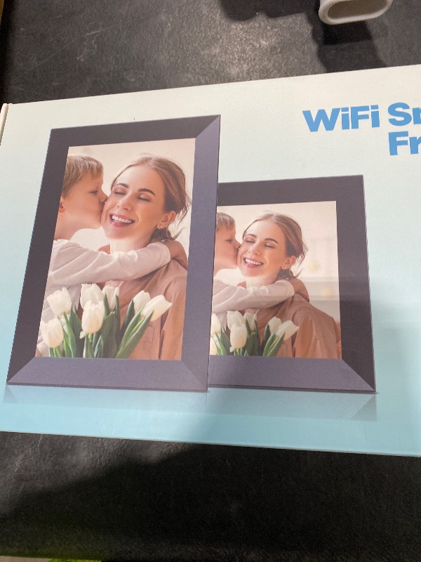 Photo 1 of NON FUNCTIONAL - PARTS ONLY ------------------------------------------------------------------------------------------------------------Frameo Digital Frame WiFi, 10.1inch Smart Photo Frames Electronic Digital Picture Frame, 1280x800, Touch Screen, Auto-R