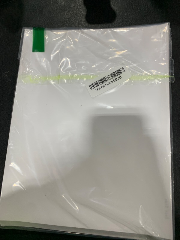 Photo 1 of 100 Sheets Single Thermal Paper 8.5 x 11 White US Letter Size for Portable Printer, Compatible with Thermal Printer, A285M/ PD-A4/ M08F-Letter/ D810 etc Portable Printers Wireless for Travel