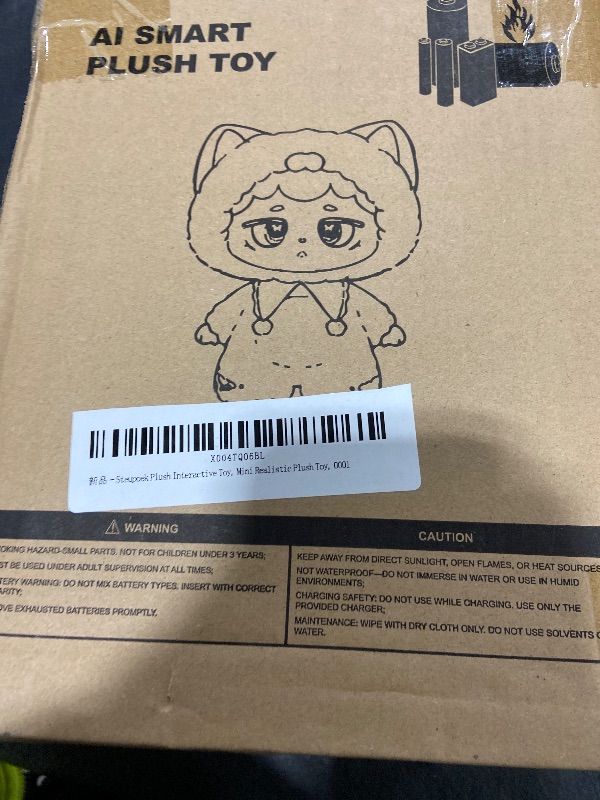 Photo 1 of ??-??????? Plush Interactive Toy with Multiple Languages Switchable, Mini Communicatible Companion Bauble, Creative Simulated Rechargeable Doll Plaything for Kids Children Ages 3+ (8" High)
