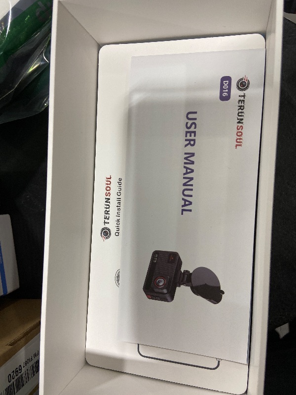 Photo 1 of TERUNSOUl 4K+4K Dash Cam Front and Rear, Free 128GB Card Included, 5.8GHz WiFi Dash Camera for Cars, Built-in GPS, G-Sensor, 170°Wide Angle, 3" IPS Screen, 24H Parking Mode, Support 512GB Max