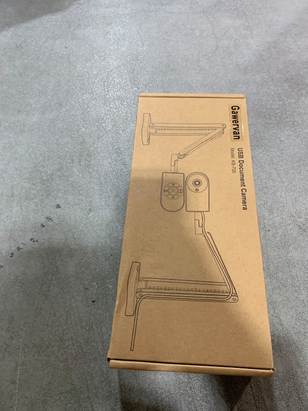 Photo 1 of Gawervan 8MP USB Document Camera, Auto Focus, LED Light, Image Reversal, Built-in Mic, Mac OS, Windows, Chromebook for Distance Learning, Remote Teaching, Web Conferencing, Live Demo (KB700)