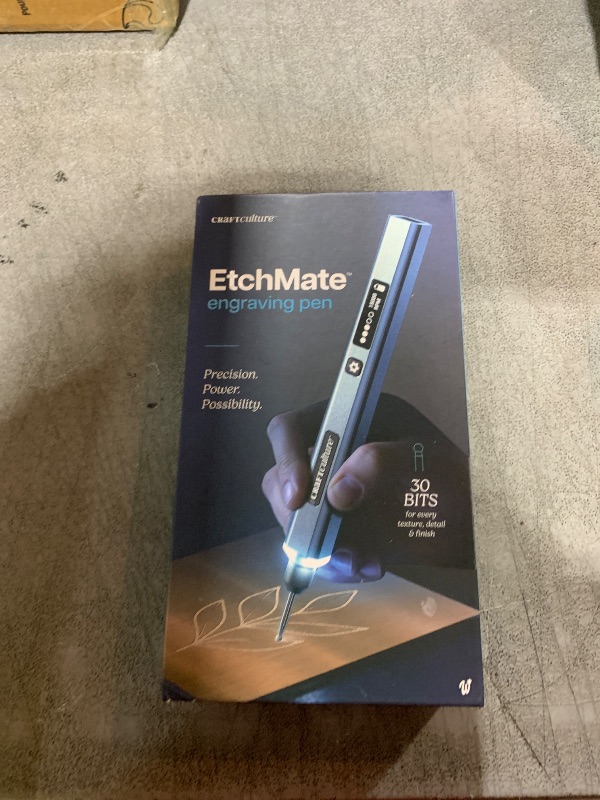Photo 1 of EtchMate Engraving Pen for Metal, Wood, Glass, Plastic & All Materials - Engraver Pen Tool - Teen Boy Gifts - Unique Gifts for Women, Teenage Girl - Cool Christmas Gift Ideas - Craft Kits for Adults