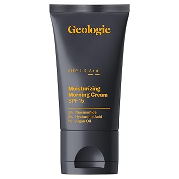 Photo 1 of Geologie Moisturizing Face Cream with SPF 15 | Daily Hydrating Cream with Hyaluronic Acid & Niacinamide | Lightweight | For Men & Women