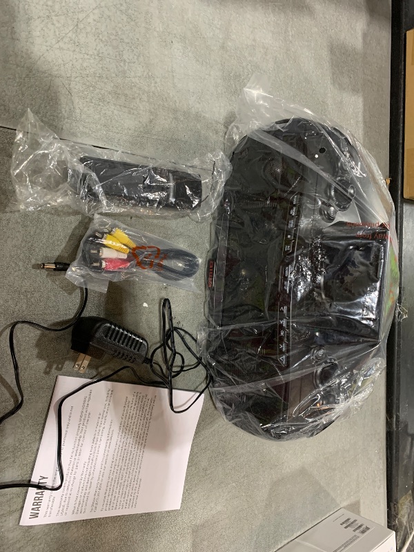 Photo 1 of Aiwa Portable DVD Player, Crystal Clear Sound with Dual 3W Speakers and Bass Function, Featuring a 7" LCD Display, Bluetooth Connectivity, FM Radio, CD/DVD Playback