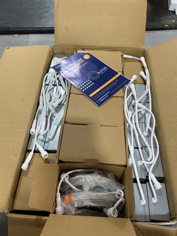 Photo 1 of Amico 20 Pack 4 Inch 5CCT Ultra-Thin LED Recessed Ceiling Light with Junction Box, 2700K/3000K/4000K/5000K/6000K Selectable, 11W Eqv 70W, Dimmable Can-Killer Downlight, 800LM High Brightness - ETL&FCC