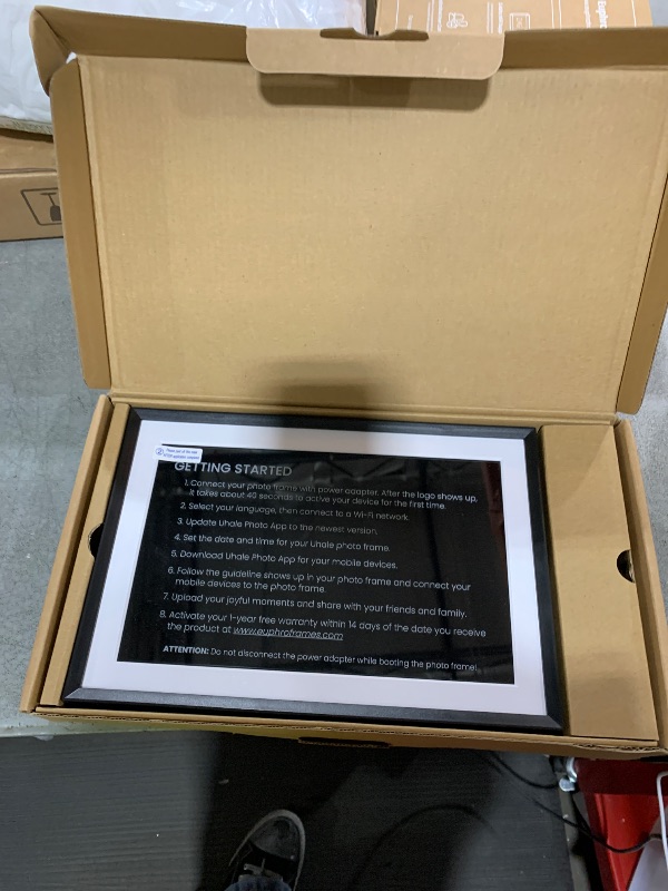 Photo 1 of Euphro 10.1'' Digital Picture Frame with 32GB Storage, Digital Photo Frame with 1280x800 IPS Touch Screen, Share Photos/Videos and Send Best Wishes via Free App