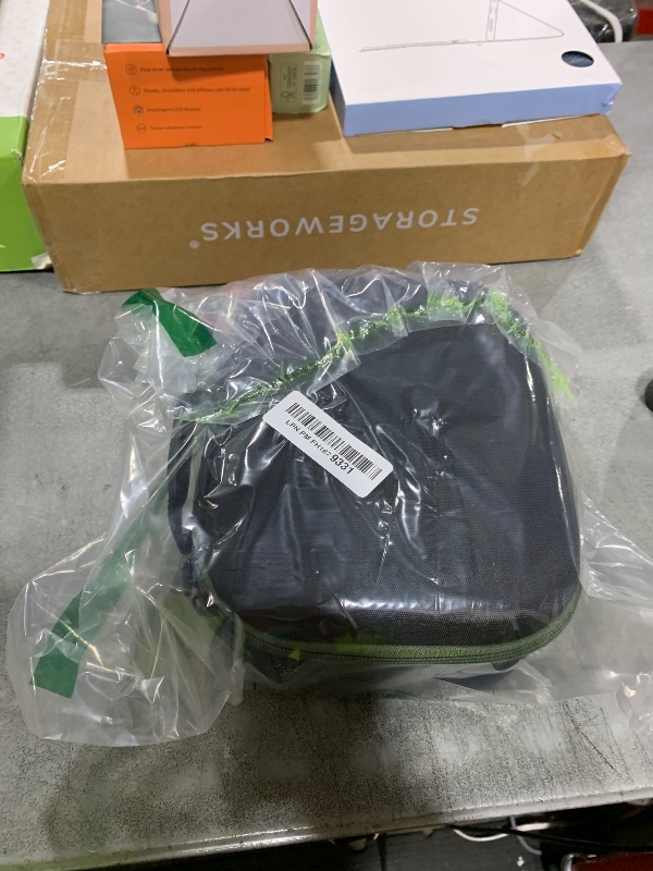 Photo 1 of Lebakort Storage Case Compatible with Walkers Razor Slim/Howard Leight Honeywell Impact Sport/PROHEAR 066 030 Electronic Shooting Earmuffs Hearing Protection Muffs (Black + Green Case)