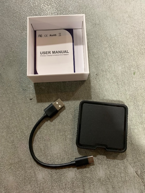 Photo 1 of Wireless CarPlay Adapter for Convert Wired to Wireless Car Play Adapter Fast Stable Connection 2025 Upgrade Ai Box Car Play Support Netflix, YouTube, TF Card Plug Connection, Cars from 2015 & iOS 10+