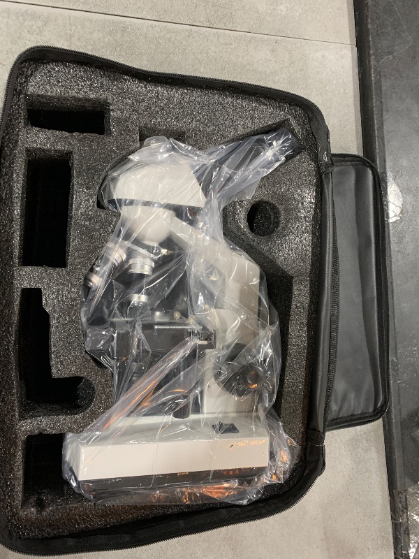 Photo 1 of Trinocular Microscope 40X-5000X Magnification Laboratory Grade with Dual Mechanical Stage and HD USB Camera Microscope for Adults