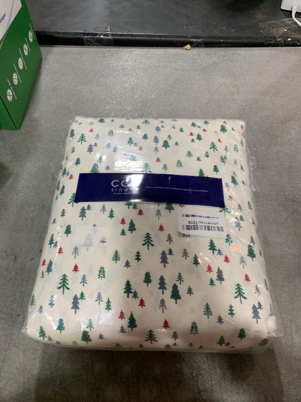 Photo 1 of Flannel Christmas Sheets - 100% Cotton Flannel Sheet Set - Queen Size - Soft, Comfy & Cozy - Thick Warm Heavyweight Winter Bed Set - Deep Pocket Holiday Bedding for Women, Men & Kids - Christmas Trees