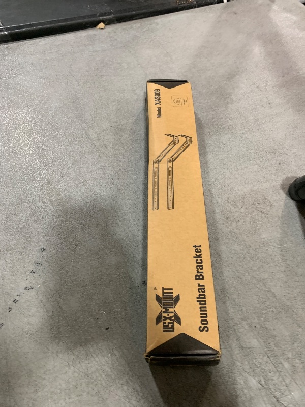 Photo 1 of USX MOUNT Soundbar Mount, Sound Bar Mount for Mounting Above or Under TV, Fits Most of Sound Bars Up to 16 Lbs, with Detachable Extension Plates