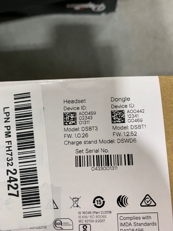 Photo 1 of EPOS Impact 1061 Advanced Wireless Headset for PC with Noise-Canceling Mic, EPOS AI Voice Clarity, Super Wideband Audio, BrainAdapt Comfort, Durable for Office & Business Professionals