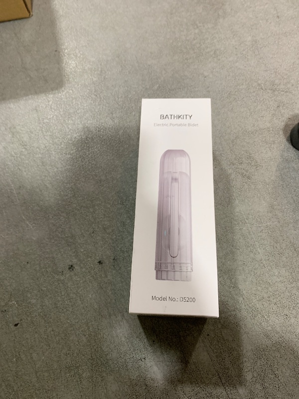 Photo 1 of BATHKITY Portable Bidet for Travel, Multi- Bottle Compatible Handheld Bidet, 3 Water Pressure Modes, 180°Adjustable Nozzle, IPX6 Waterproof, White