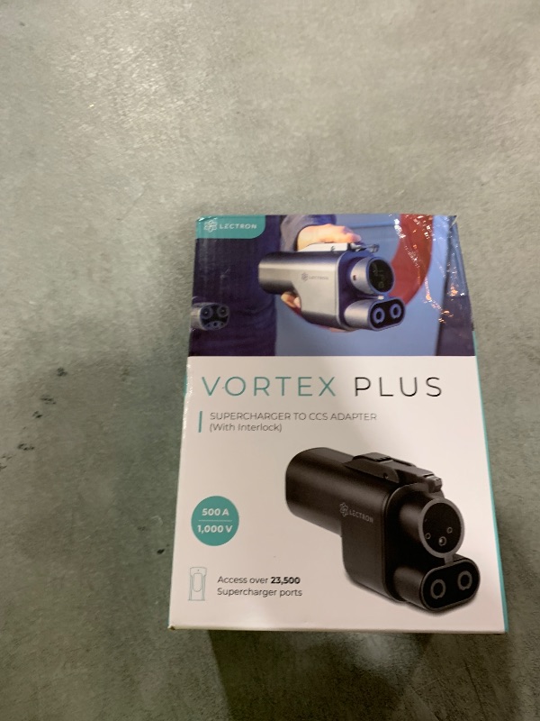 Photo 1 of Lectron NACS to CCS Electric Vehicle Adapter with Interlock - (500A/1,000V) - Compatible with Tesla Superchargers - CCS1 EV Fast Charging with Vortex Plus [Check Automaker for Compatibility] - UL 2252