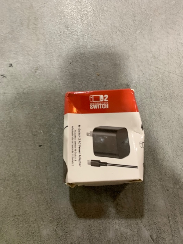 Photo 1 of Switch 2 Charger - 60w AC Power Adapter for Nintendo 2/1, 5FT/1.5M UBC Cable, Support 4K TV Dock, PD3.0 Fast Charging Supply 20V/3A for Nintendo Switch Batteries, [Replacement for OEM Switch2 Charger]