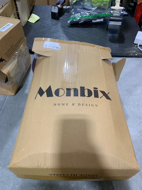 Photo 1 of Monbix Queen Comforter Set - 7 Pieces Cationic Dyeing Italian Plum Bed in a Bag Queen Bedding Sets with Comforter, Sheets, Pillowcases & Shams, Reversible Bedding Comforters Sets