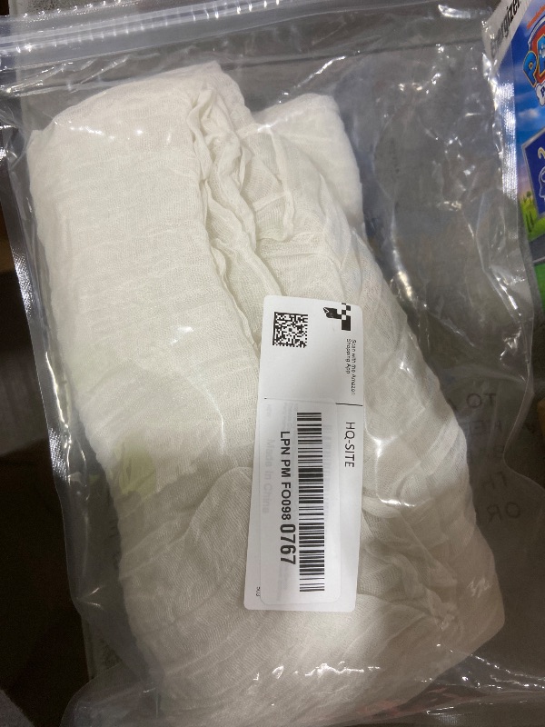 Photo 1 of 10FT Ivory White Cheesecloth Table Runner 120 Inch Rustic Boho Gauze Cheese Cloth Table Runner for Wedding Baby Shower Bridal Shower Birthday Party Home Decorations