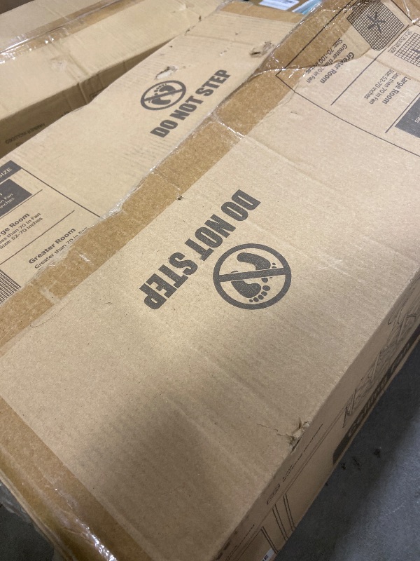 Photo 1 of Fanbulous 23 Inch Fandelier Caged Ceiling Fans with Lights and Remote, Black Bladeless Ceiling Fan with 6 Speeds and Timing, Farmhouse Samll Fan Lights Ceiling Fixtures for Kitchen, Bedroom-Black