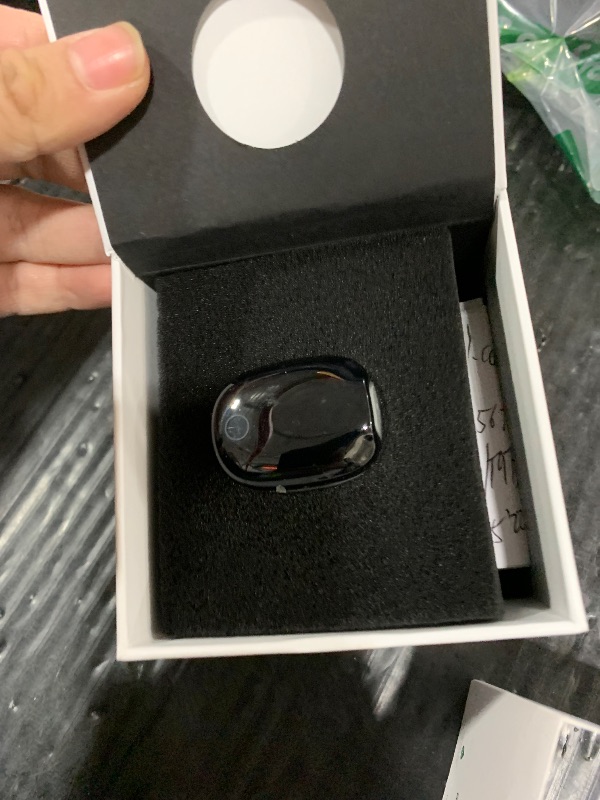 Photo 1 of Wellue O2Ring-S Oxygen Monitor with Vibration Reminder, Bluetooth Pulse Oximeter Tracks SPO2 and Pulse Rate, 24 hrs Battery Life, 4*10 Hours Built-in Memory, Rechargeable Pulse Ox with Free PC & APP