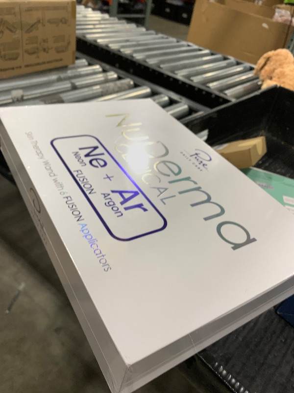 Photo 1 of Pure Daily Care NuDerma Clinical Portable Skin Therapy Wand, Machine with 6 Fusion Neon + Argon Wands – Anti Aging - Clarifying - Skin Tightening & Radiance - Wrinkle Reducing