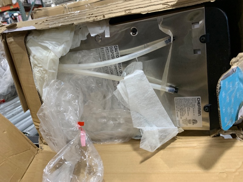 Photo 1 of Iceman Countertop Nugget Ice Maker – Pebble Ice Machine, Soft Chewable Pellets in 20 Min, 26Lbs/24H, 3lb. Capacity, Waterline-Compatible, Self-Cleaning, Stainless-Steel + Scoop