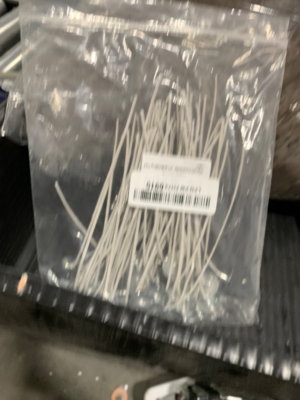 Photo 1 of 100pcs ECO 4 Wicks for Soy Candles, 6 Inch Pre-Waxed With Base for Candle Making, Thick