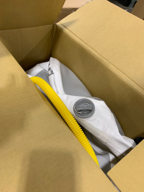 Photo 1 of GLANT Air Mat Tumble Track AirSpot - Gymnastics Training Springboard - Round Inflatable Springboard (White, 27.6in*27.6in*3.94in)