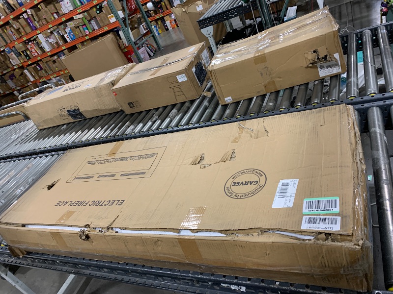 Photo 1 of 50 in Electric Fireplace Inserts - 1500/750W Ultra Narrow Frame Wall Mounted Fireplaces with 3 Heating Modes - 12 Flame Colors, Remote Control/Timer, Touch Screen, Low Noise