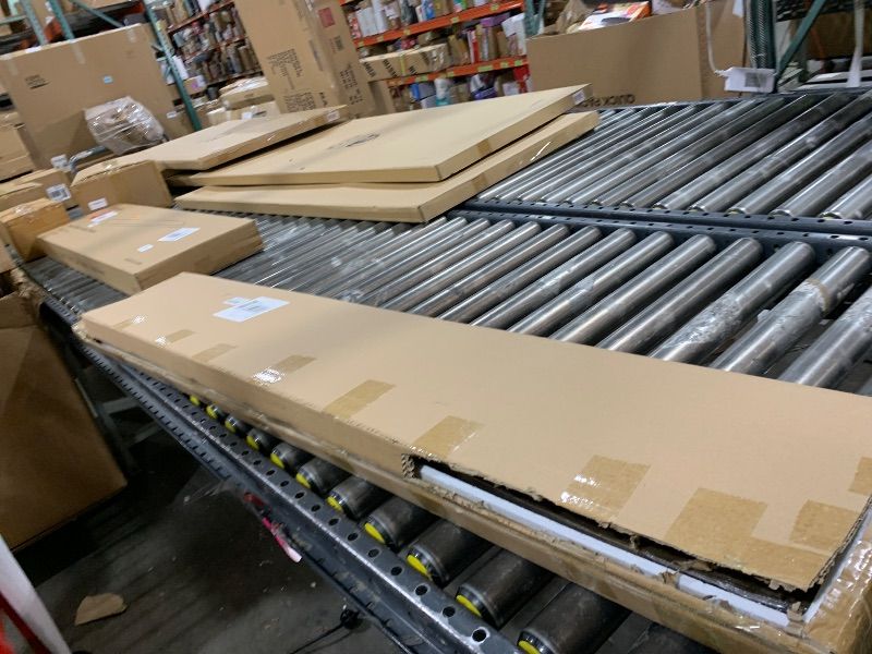 Photo 1 of Reclaimed Elm Wood Floating Shelf for Wall, Live Edge 55"W x 9.2"D x 1.4"H, 1 Pack with Invisible Bracket, Large Wall Mounted Shelf for Living Room Bedroom Kitchen Bathroom Decor, Walnut Finish