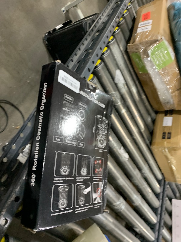 Photo 1 of **PARTIAL SET**Masirs 360 Rotating Makeup Organizer Countertop - Adjustable Shelf Height - The Perfect Round Spinning Cosmetic Organizer for Bedroom Dresser or Vanity Countertop Storage (Clear)