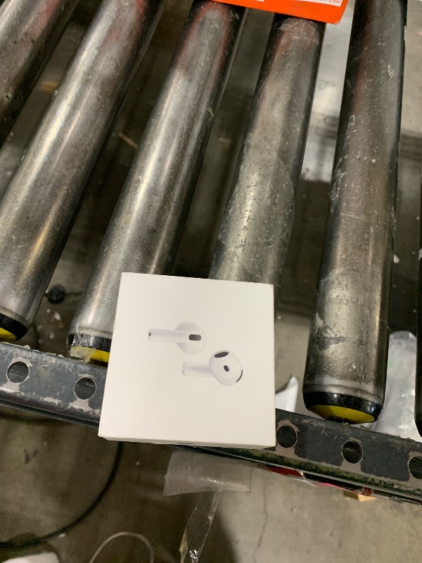 Photo 1 of Apple AirPods 4 Wireless Earbuds, Bluetooth Headphones, with Active Noise Cancellation, Adaptive, Transparency Mode, Personalized Spatial Audio, USB-C Charging Case, Wireless Charging, H2 Chip