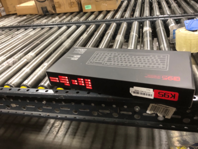 Photo 1 of RedThunder K95 Wireless Mechanical Keyboard,TFT Screen & Knob, Trip-Modes Connection, Gasket Custom Hot-Swap Keyboard, RGB Backlit, Pre-lubed Linear Switches, Side Printed PBT Keycaps, Gradient Pink