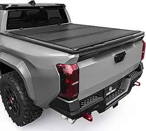 Photo 1 of YITAMOTOR Low-Profile Hard Tri-Fold Truck Bed Tonneau Cover Compatible with Toyota Tacoma 2024 2025 2026 (Excl. Trail Edition) with 5 ft Bed
